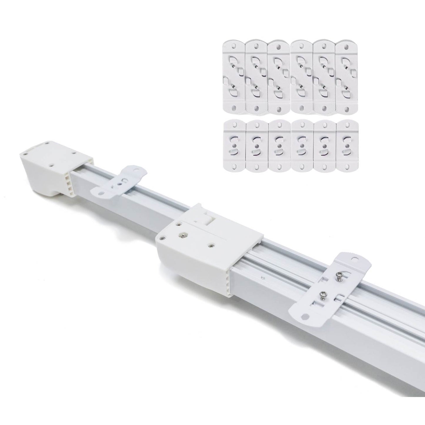 Extendable Curtain Track System, Up To 157.5"/4m